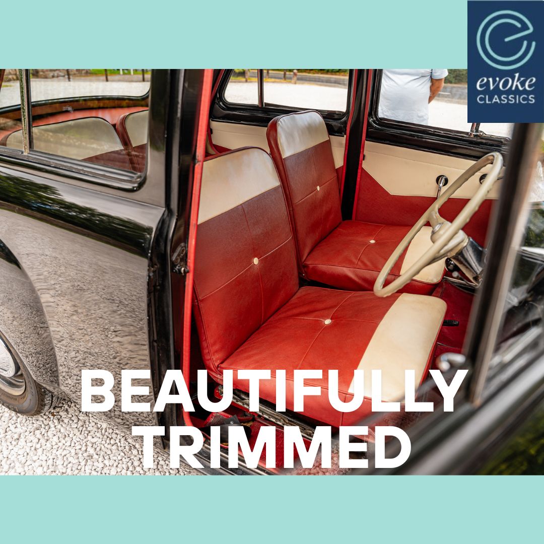 EvokeClassics's tweet photo. LIVE AT AUCTION
1957 Standard 8 Gold Star
https://t.co/iSFPR54yeR
Upgraded front disc brakes
Electronic ignition and front seat belts fitted
MOT Until February 2027
Garaged example with thoughtful usability enhancements
HPI Clear
#Standard8 #ClassicStandard #ClassicCar https://t.co/e64Bqk8NTf