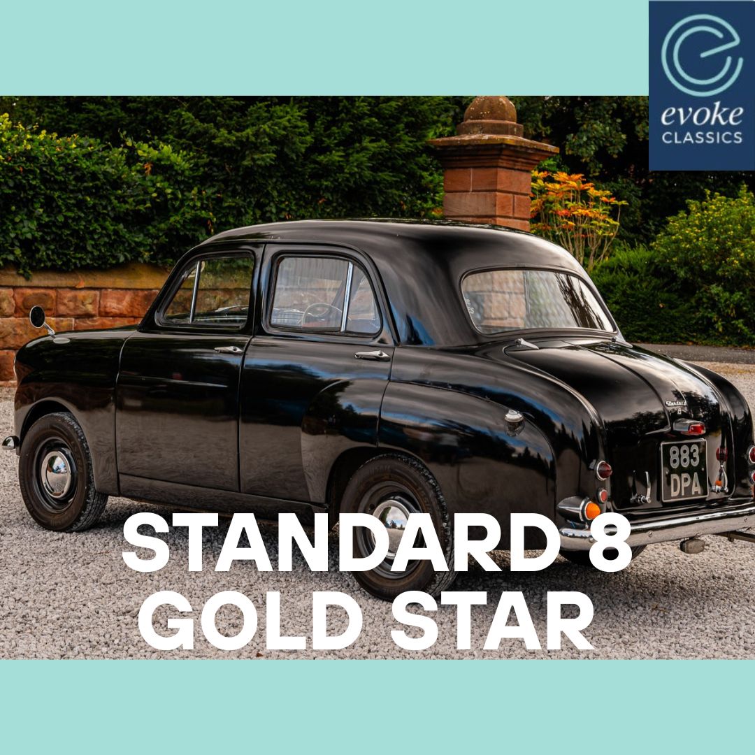 EvokeClassics's tweet photo. LIVE AT AUCTION
1957 Standard 8 Gold Star
https://t.co/iSFPR54yeR
Upgraded front disc brakes
Electronic ignition and front seat belts fitted
MOT Until February 2027
Garaged example with thoughtful usability enhancements
HPI Clear
#Standard8 #ClassicStandard #ClassicCar https://t.co/e64Bqk8NTf