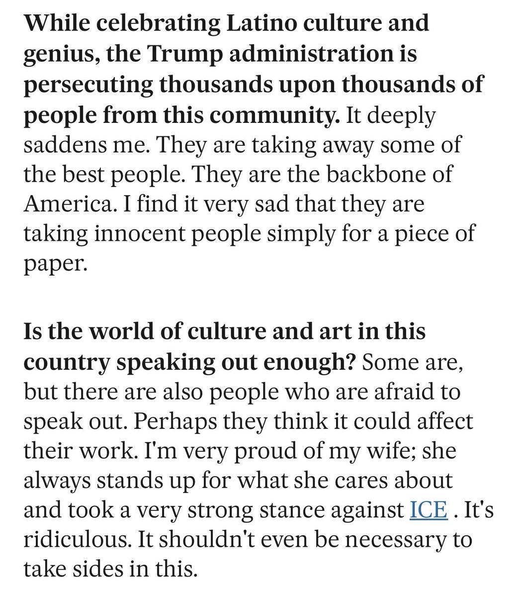 UpdatesBenny's tweet photo. Benny Blanco speaks out against I.C.E. and the Trump administration, saying immigrants are “the backbone of America,” and says he is proud of his wife Selena Gomez for taking a strong stance. “She always stands up for what she cares about.” https://t.co/9Wh0xqfzhB