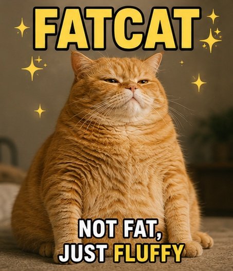 FATCATRICHCAT's tweet photo. $FATCAT Let's rhyme FATCAT a bit fatter hahah https://t.co/BtxRyzLX6G