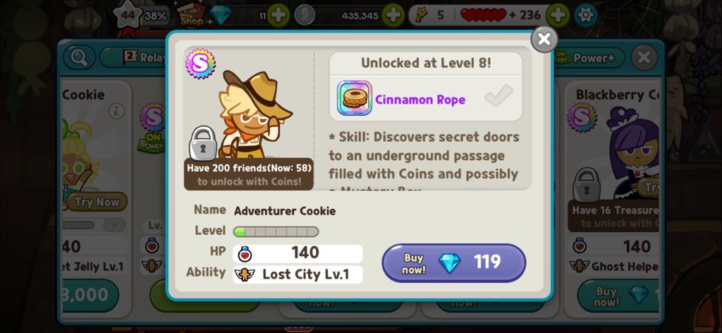 leemyjm's tweet photo. หาเพื่อนในเกมจำนวนมาก ชั้นอยากซื้อคุกกี้ตัวนี้555555 ใครแอดมารับหมดเลยยยย ไอดี XTLVG3221

#cookierunth #คุกกี้รัน https://t.co/IsTyl6Vfes