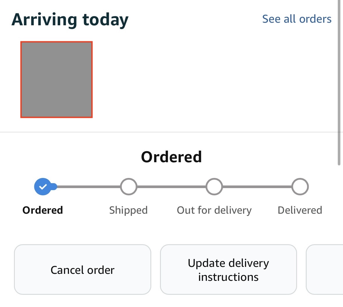 Xsecurityu's tweet photo. @AmazonHelp Its still showing ordered, Darshita etel will not act on it, and at last customer the only option will be to cancel the order. @amazonIN https://t.co/2jHAfvrnyM