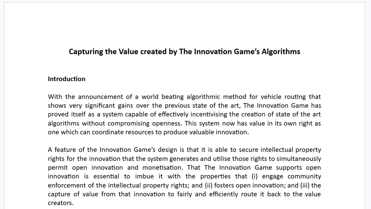 The Innovation Game (𝔦, 𝔦) tweet media