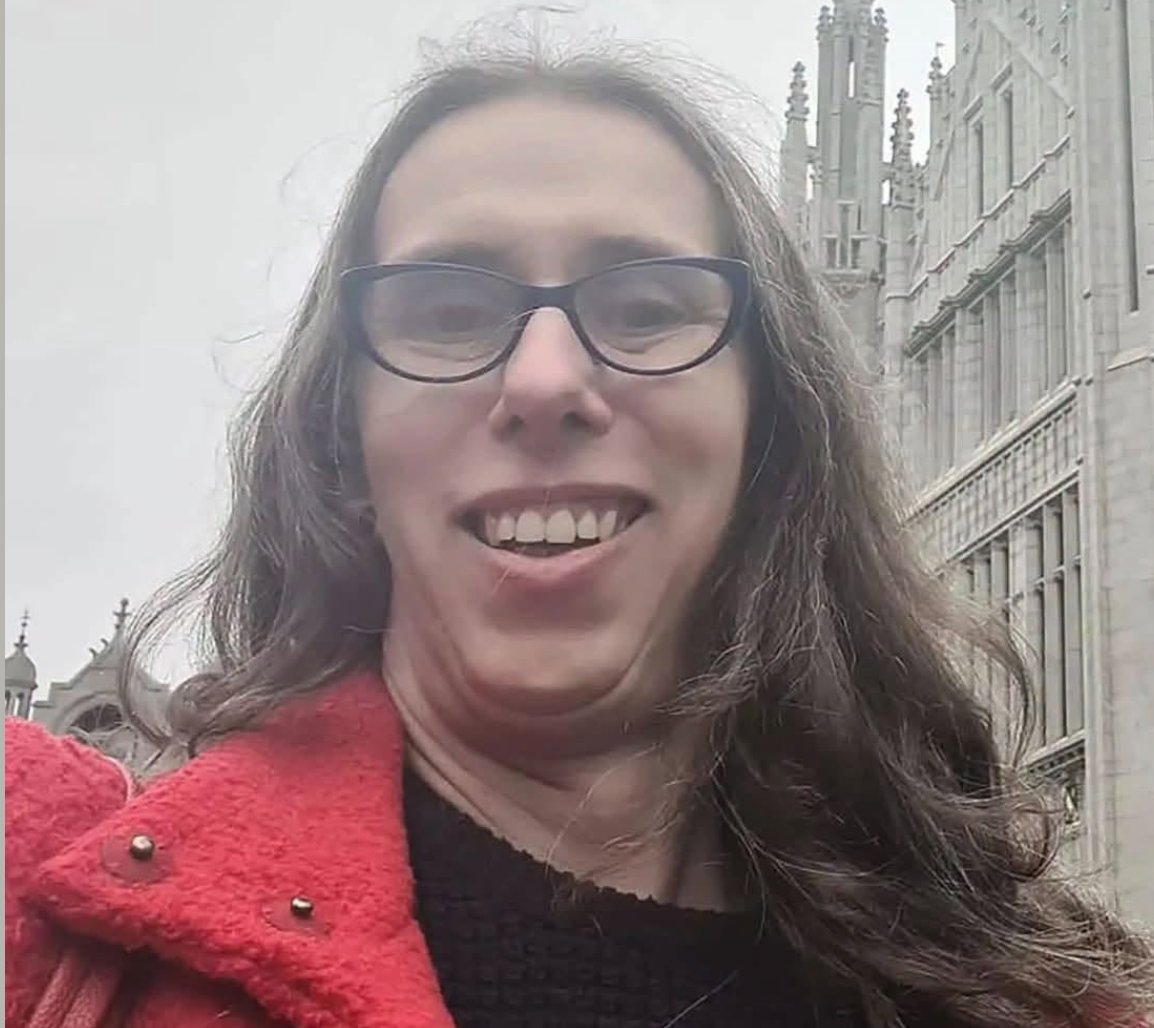 william30726399's tweet photo. @kelvmackenzie This is the revolting man in drag who made that appalling comment. He calls himself Heather Herbert.
Let's make him famous.
And if Aberdeen University', where he is employed, vice Chancellor does not dismiss him, we could make the University famous. https://t.co/m1VFiAafpS