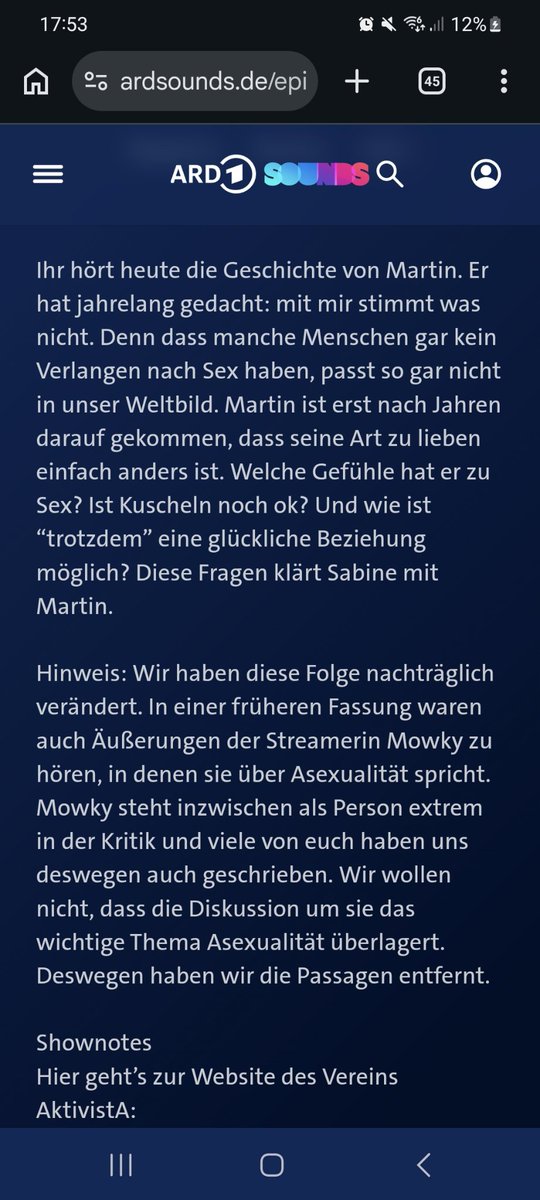 boehsenichte123's tweet photo. Die ARD hat #Mowky mittlerweile aus dem Pocast rausgeschnitten. Lustigerweise ist ihre Freundin Mhaire (wir erinnern uns, sie war auf der Party bei der Powerpoint Präsentation von Mowky dabei) gleich auf dem ARD Kanal für ein PnP geladen. Zufälle gibt's https://t.co/dQmA2TE3Yo