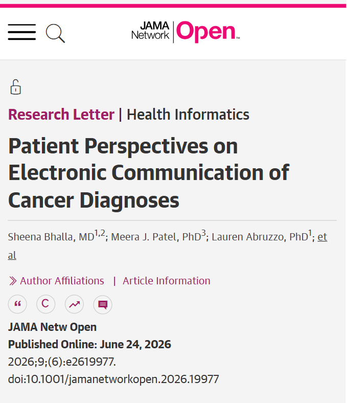 JAMA Network Open tweet media