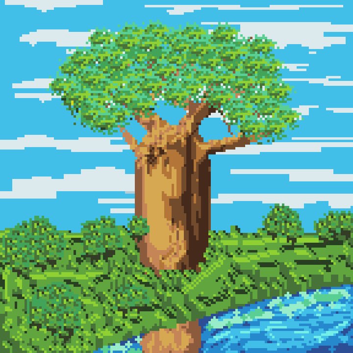 quanarri's tweet photo. Баобаб
#pixelart #baobab https://t.co/XKKFvwm5oP