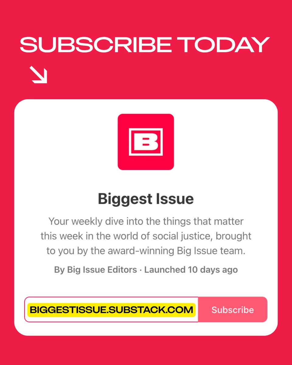Big Issue tweet media