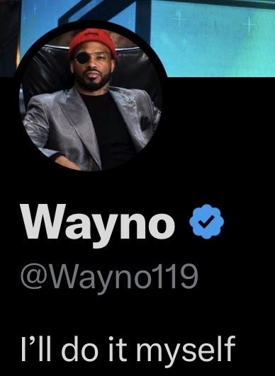 JuiceWayne47's tweet photo. I just realized @Wayno119 used his part in my AI vid for his profile pic 😂💀 https://t.co/NtTjK9Hdca