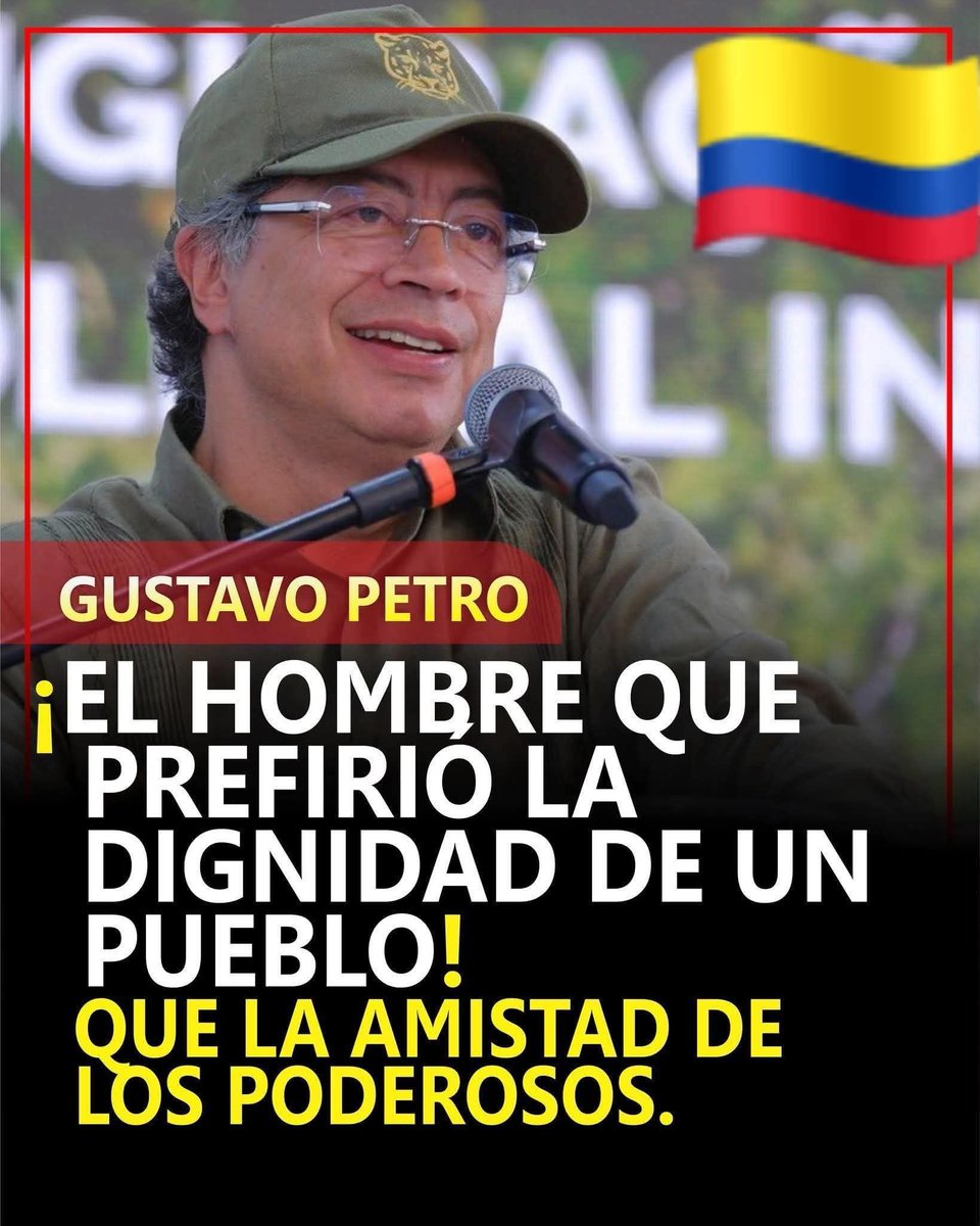 XPost1A's tweet photo. Grande el Presidente @petrogustavo https://t.co/mG91qKhPdN