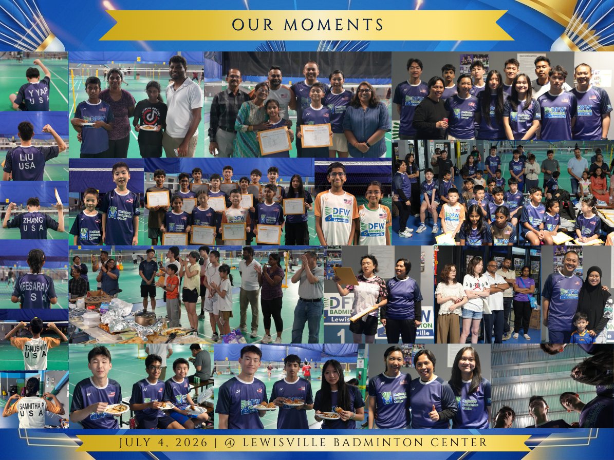 trainingatpbc's tweet photo. On July 4, 2026, we celebrated our incredible, hardworking young athletes at the 4th Award Ceremony.

🏸 Want your child to elevate their game and join this amazing community?

��
info@lewisvillebadmintoncenter.com
info@mckinneybadmintoncenter.com https://t.co/p6Rdu5Kv6F