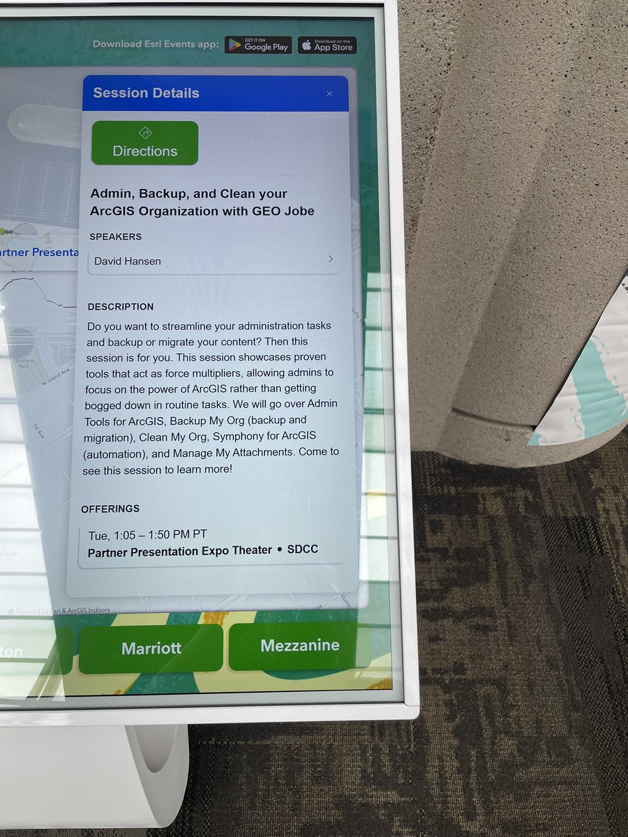 GEOjobeGIS's tweet photo. Look us up! We’re on the #esriuc2026 map terminals for booth 1119 and an important session to attend on Tuesday. https://t.co/grjhHS2f6z