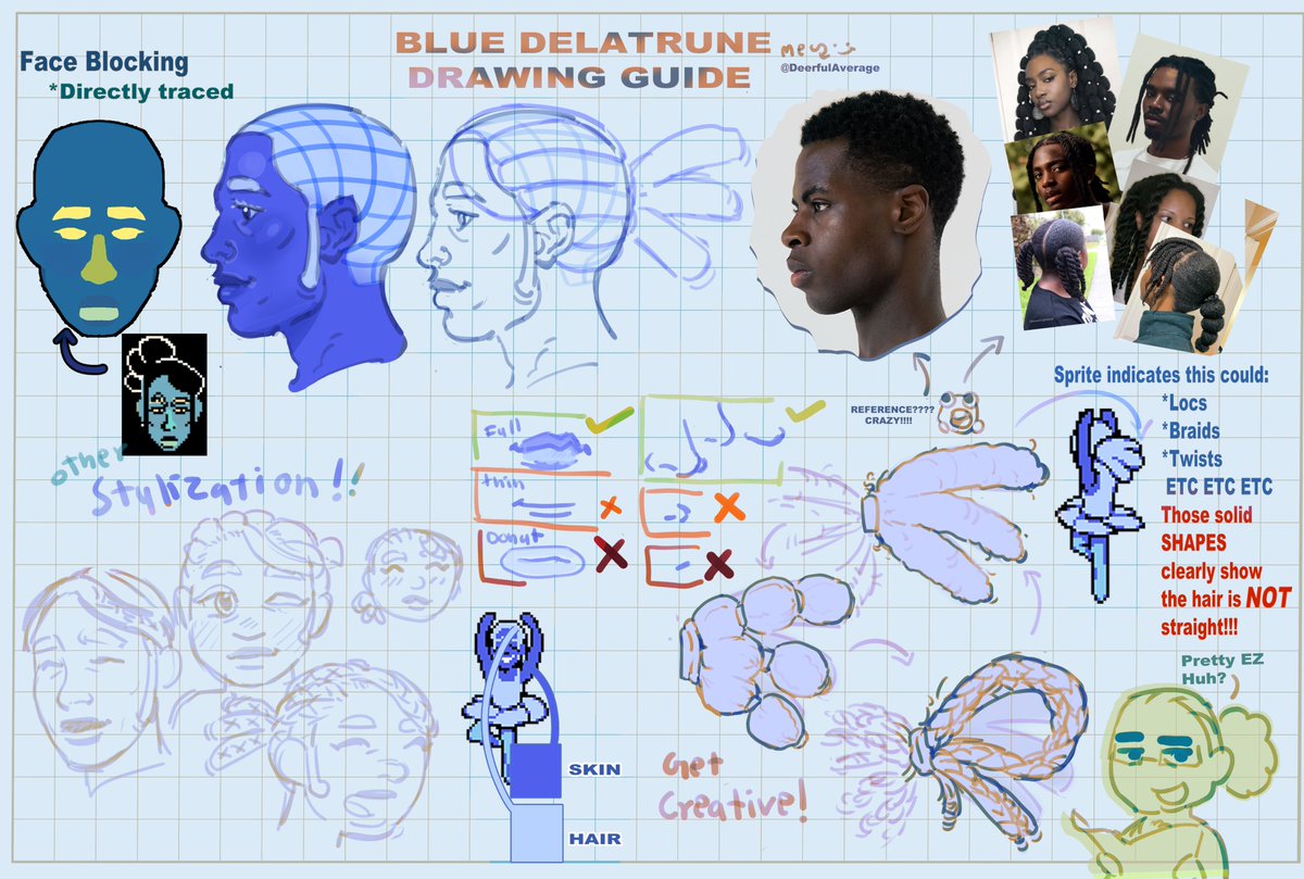deerfulaverage's tweet photo. Blue tutorial to mog 50% of utdr artists (for dummies) https://t.co/AUbPtC1Q0f