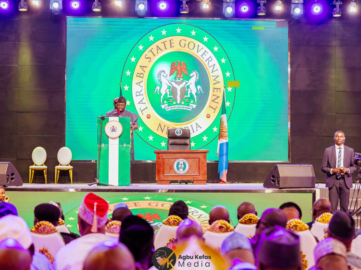 GovAgbuKefas's tweet photo. Earlier today at the Banquet Hall, TY Danjuma House, Jalingo, I swore in new appointees into key positions across board.

The list includes the TSIEC Chairman and Members, Solicitor-General/Permanent Secretary, Ministry of Justice, Commissioner, LGSC, Members of the Anti-Corruption Commission, and several Special Advisers, SSAs, and SAs.

In my address, I charged all newly appointed Special Advisers, Senior Special Assistants, and Special Assistants to transform their offices into hubs of innovation and productivity. They must understand their mandates clearly and deliver measurable results that impact the people.

#MovingForward