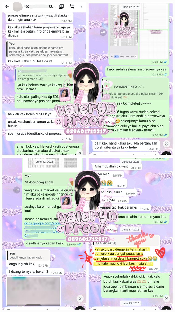 Vale ʚଓ Tutor Bimbingan & Joki Skripsi ; Olah Data tweet media