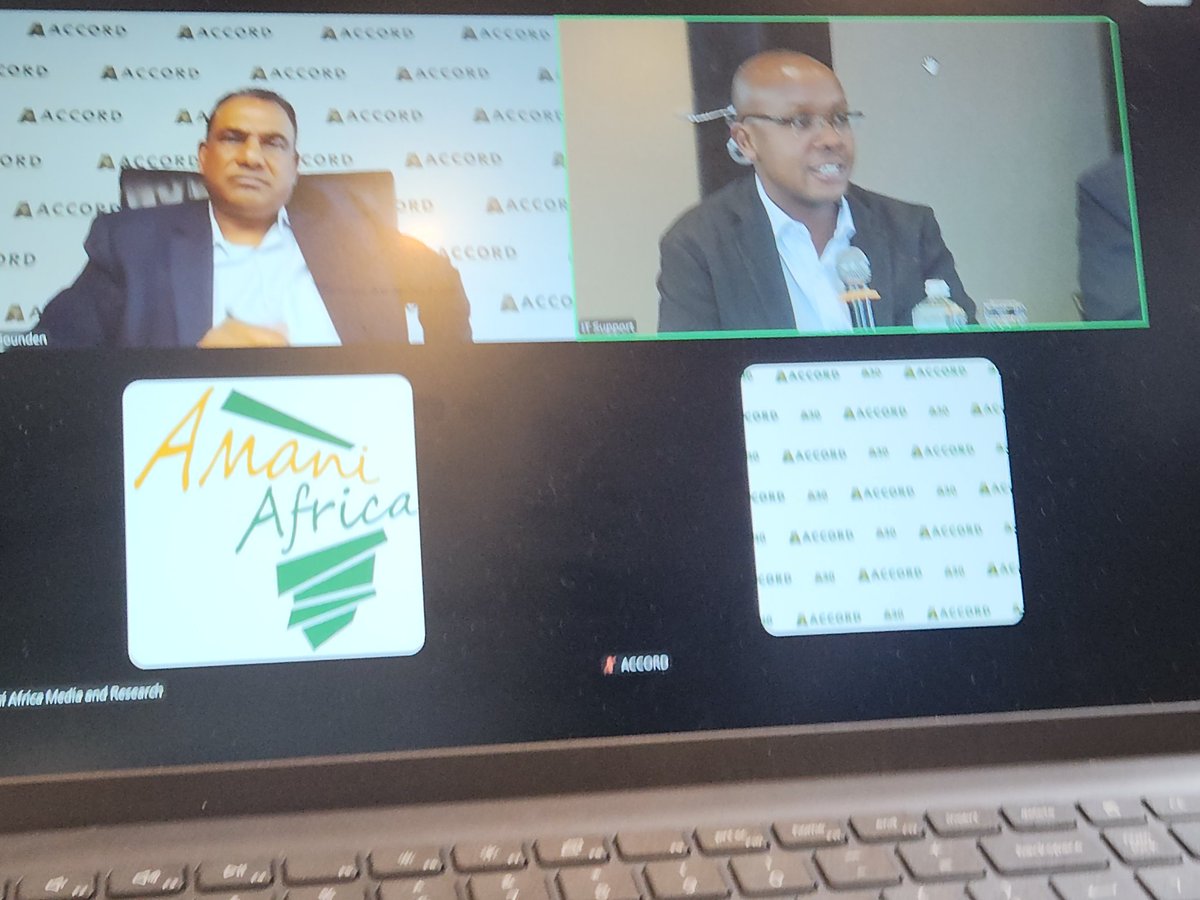 africa_amani's tweet photo. @_AfricanUnion @SingoeiAKorir The day also featured discussions anchored on presentation by @elghassimw of the working paper prepared for the expert meeting, keynote from Dr Vasu Gauden, Exec Director of @ACCORD_online &amp; case presentations on contemporary siruations including #Sudan, #Sahel, #DRC &amp; #Somalia. https://t.co/FCXzl6C5xE