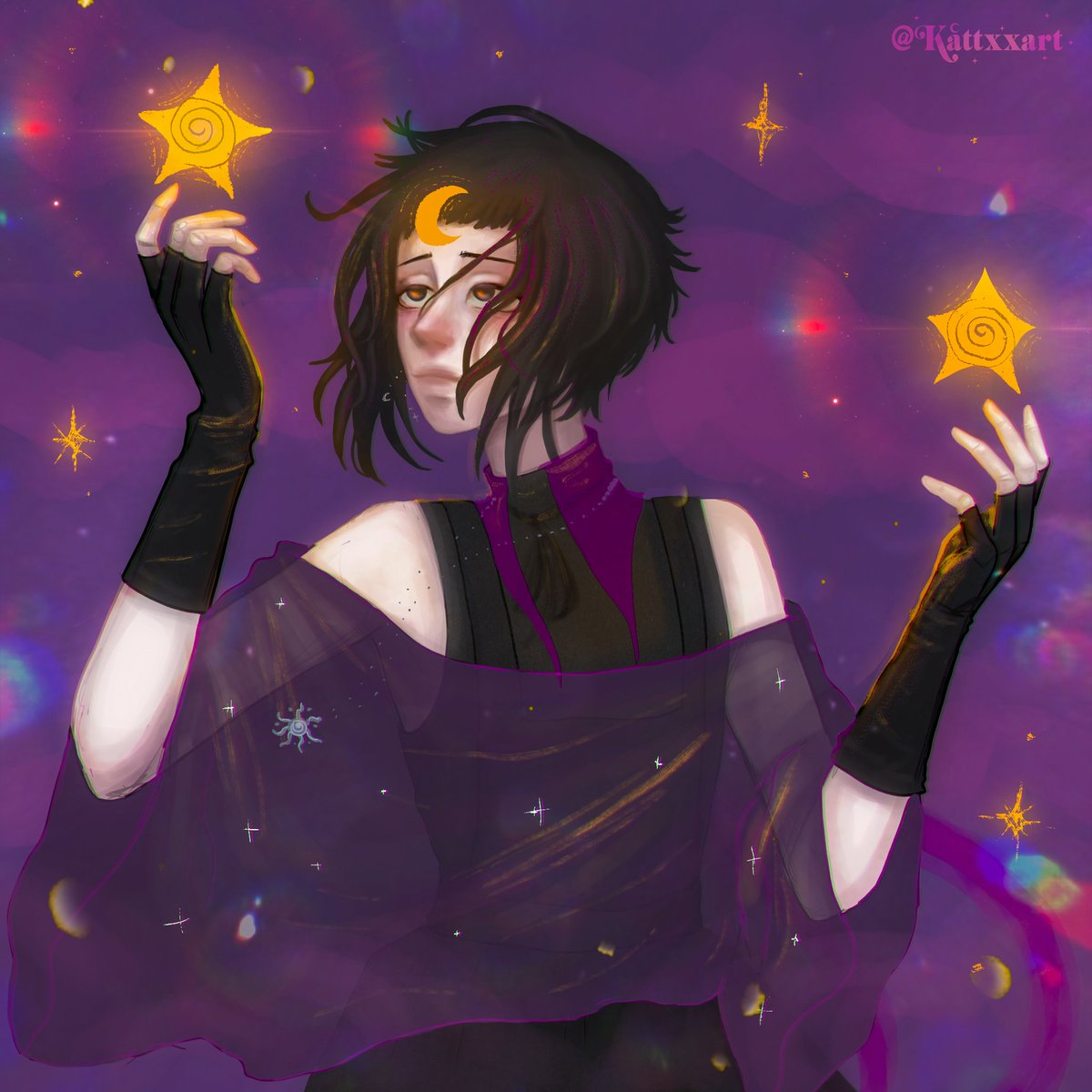 kattxxart's tweet photo. 🌙 ✨Moon and Stars ✮ ⋆ ˚｡𖦹 ⋆｡°✩
App: Photoshop
#cspcontest48 https://t.co/P3Qf6SIAQ0