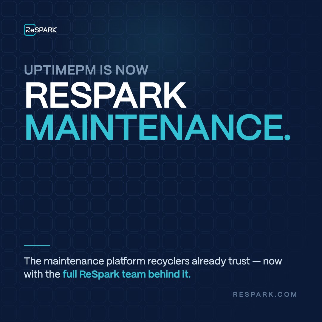 respark_sw's tweet photo. 🚨 Big news! UptimePM is now **ReSpark Maintenance**. 🔧

Same trusted maintenance platform. Same powerful tools. Now backed by the full ReSpark team.

🌐 https://t.co/9eIlsTafJG

📰 https://t.co/Tat7eUmUgs https://t.co/6aky11wVpL