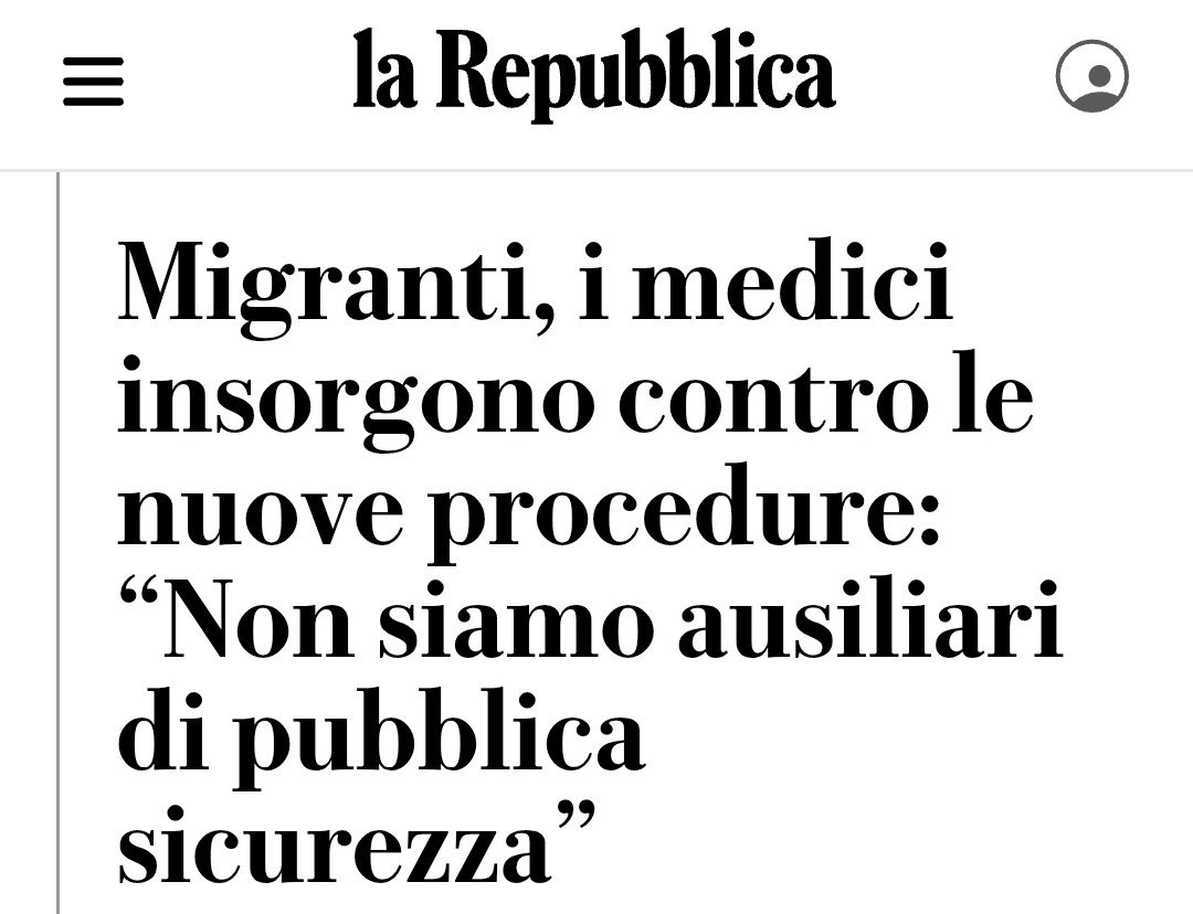 AngeloSab82's tweet photo. Le nuove norme impongono ai camici bianchi di individuare in pochi minuti i vulnerabili che non possono essere sottoposti alle procedure accelerate di frontiera.

Rifiutiamo fermamente la sottomissione della nostra professione, il nostro compito è tutelare la salute delle persone https://t.co/qRHzzF0WxG