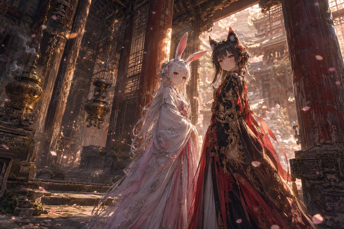 MythicalRealmAi's tweet photo. Where ancient legends breathe and every falling blossom carries a forgotten story. 🌸⛩️✨
#Anime #DigitalArt #Fantasy #ArtStation #AIArt https://t.co/xNywDf0dYK