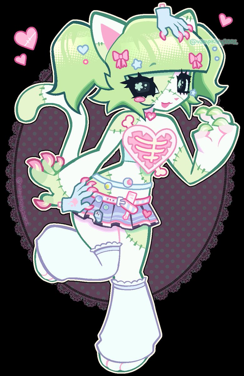vampkitty2001's tweet photo. chibi for vaariko 🧟‍♀️ https://t.co/cLpFtIElOb