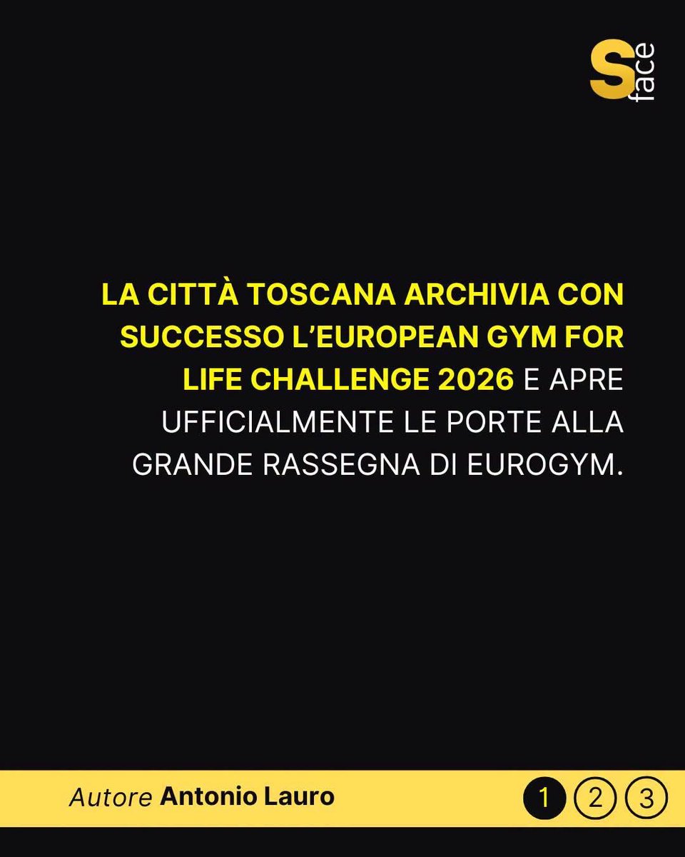 sportface2016's tweet photo. 🌟 Da un successo all'altro: la Toscana brilla con la ginnastica europea! 

🤸‍♂️✨Si è chiuso ufficialmente con un grandissimo successo l’European Gym for Life Challenge 2026. #FGI #ToscanaSport #LaCattedrale https://t.co/6KCSJDQZ3t