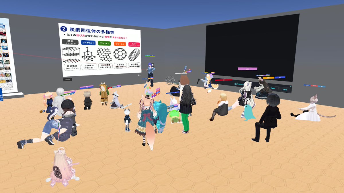 Torirom27's tweet photo. 昨日は #化学のおはなし会 、シアニンさんによるカーボンナノチューブ（CNT）のお話。

CNTの特徴や合成方法までとってもわかりやすい解説でした！
論文でよく見かける素材だったけど、なかなか社会実装には届かない難しさがあるんですね… https://t.co/MlJcuT8aT1