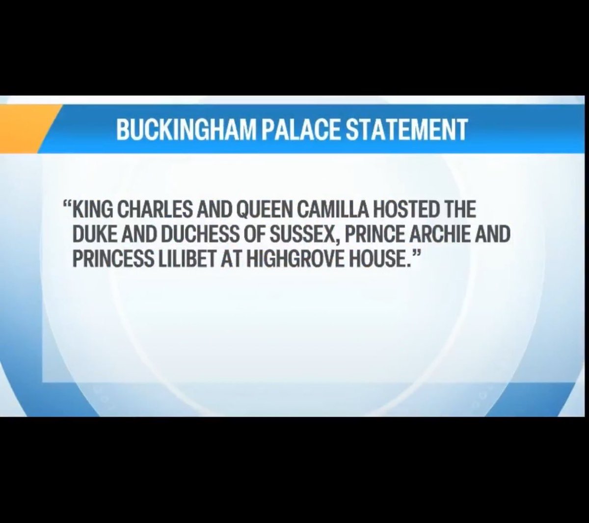 ValleyGirl629's tweet photo. Wow! Not an entire statement from BP. 😳

#PrinceHarry #DuchessMeghan #PrinceArchie #PrincessLilibet https://t.co/ULO1dPWMWu