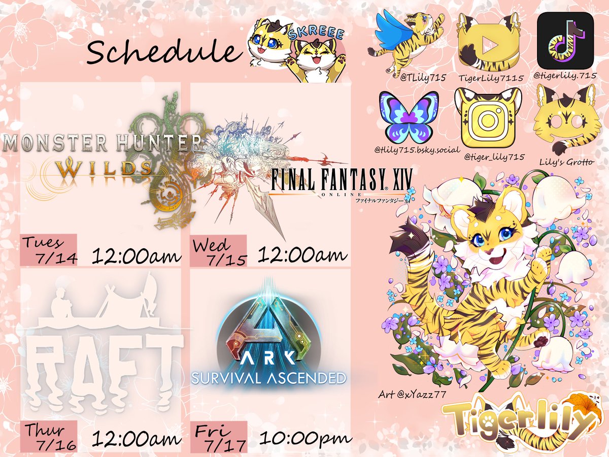 TLily715's tweet photo. Stream Schedule Time ✨️ 
It's been a good break but I missed you guys 🥺 Playing all the usual things. Hope to see everyone there 💛
#vtuber #twitchstreamer https://t.co/Ape2jwIQ4z