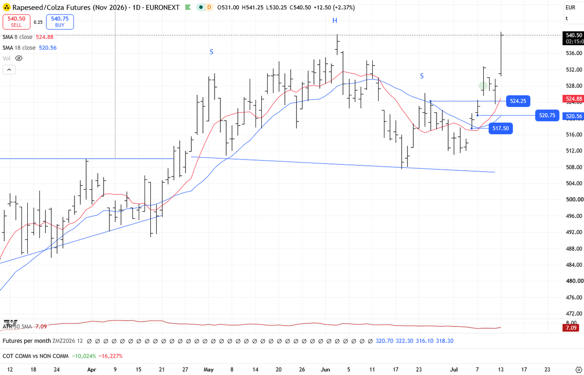 choedl's tweet photo. @factor_members Euro Rapeseed had some gaps in July too: https://t.co/QdfeWfDHwF