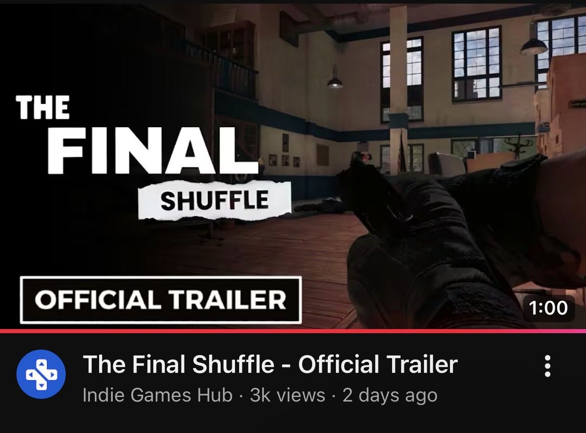 Kaashfusion's tweet photo. Our game trailer, The Final Shuffle, has been uploaded by @SPGMedia101 Check it out on Steam and add it to your wishlist to support the development: https://t.co/2MiZMNKU3e https://t.co/FNGhsXNuBI