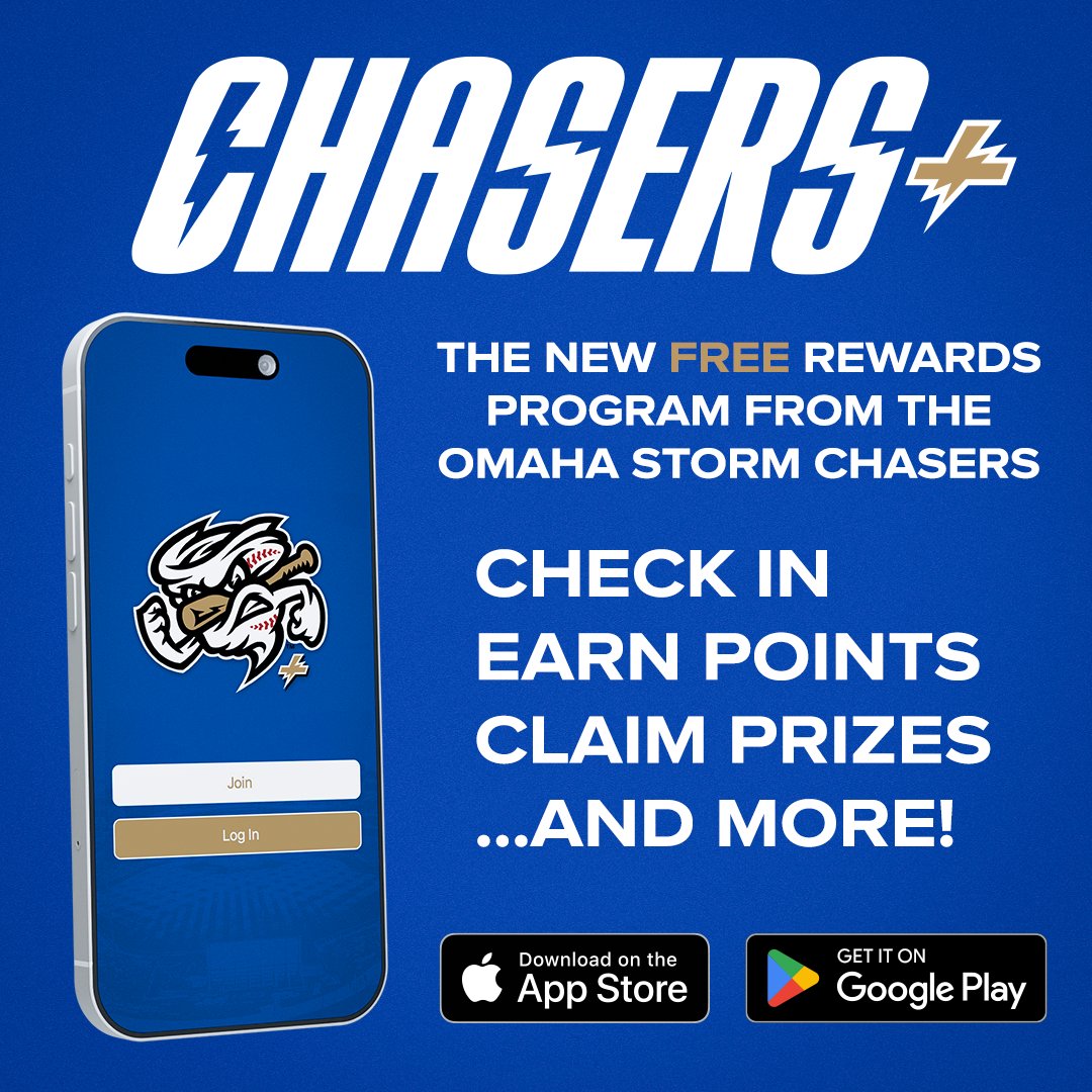 OMAStormChasers's tweet photo. Download the Chasers+ app. It's a new free rewards program where you can earn points and claim prizes!

📱: https://t.co/1OvJjfNSQY https://t.co/exddrZCNXS
