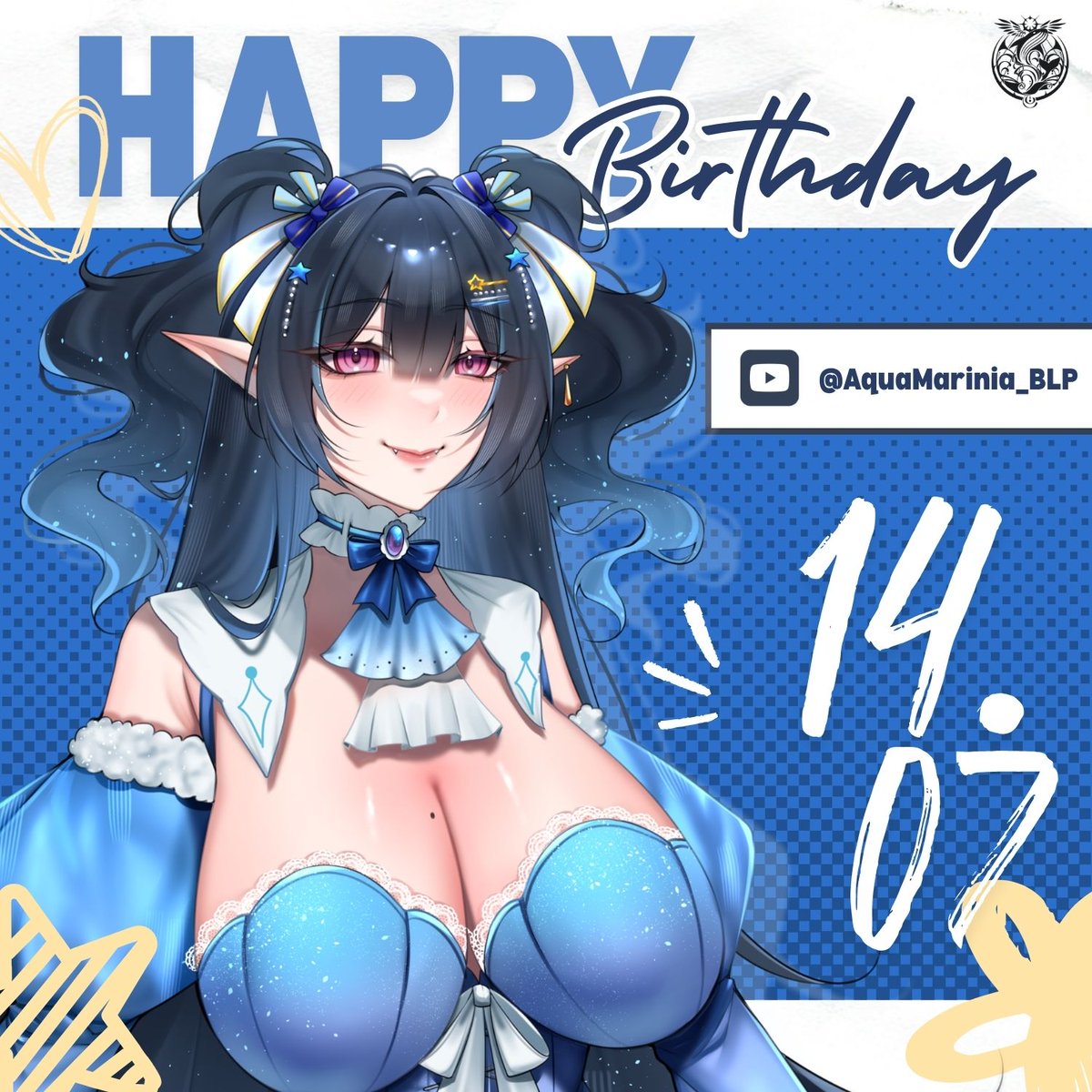 blindinglightsv's tweet photo. 💙Happy birthday to our Sea spirit 💙
@AquaMariniaVT💎🌊
• — — • — — • — — •
💙สุขสันต์วันเกิดให้กับจิตวิญญาณแห่งท้องทะเลคนสวยของพวกเราด้วยน้า✨🌊
มาร่วมอวยพรวันเกิดอะควาได้ที่ฟอร์มในรีพลายได้เลยนะะ
#AquaMarinia #Vtuber #BlindingLightsProject
👇 https://t.co/kb3SOe40Xa