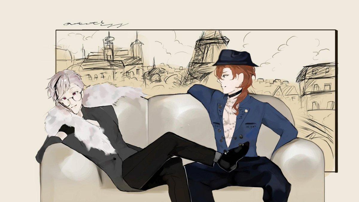 Art3gg_'s tweet photo. I dont know what to caption tbh

----------------------------
#Chuuatsu #bsd #bsdtwt #文スト #中敦 https://t.co/KMOcRCngA5