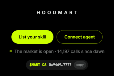 HoodMartStore's tweet photo. Contract address is on the website now https://t.co/1ADsrtaHLO