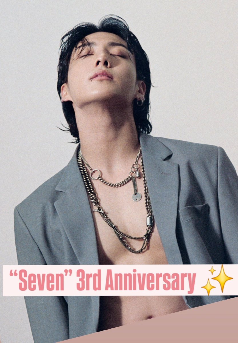 mikanakook0901's tweet photo. #Jungkook_Seven
3周年おめでとーっ＼(^o^)／💕

Sevenリリース日の興奮と感動、
未だに忘れられなーい🥹💜
世界中で愛され今も進行形で
記録と記憶を更新中の『Seven』✨

これからもいっぱい観て聴いて愛し続けます💜

#3YearsWithSeven
#정국아_세븐3주년_축하해
#JK  #정국　#JUNGKOOK

🎥https://t.co/6JG9yTAwbt
🎧https://t.co/E6qW1MPock