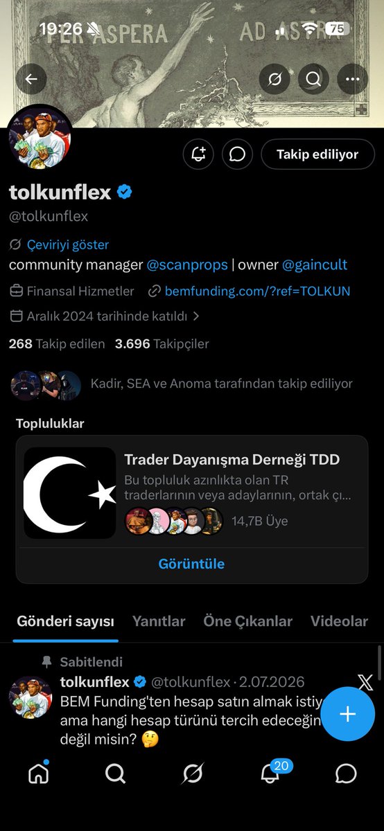 PrimeXelcuk's tweet photo. @tolkunflex @0xdd11a @BemFunding .. https://t.co/IJnKjQ9kTe