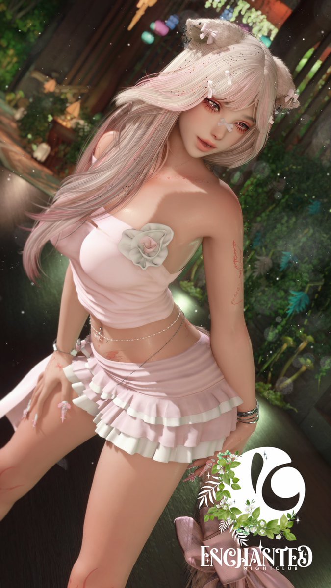 HoneyFuri's tweet photo. ⟡˖Something pretty in pink, meet Haru.🎀༘⋆

#gpose #gposer 
(📸Enchanted staff Rose S.) https://t.co/aMaLFumOJQ