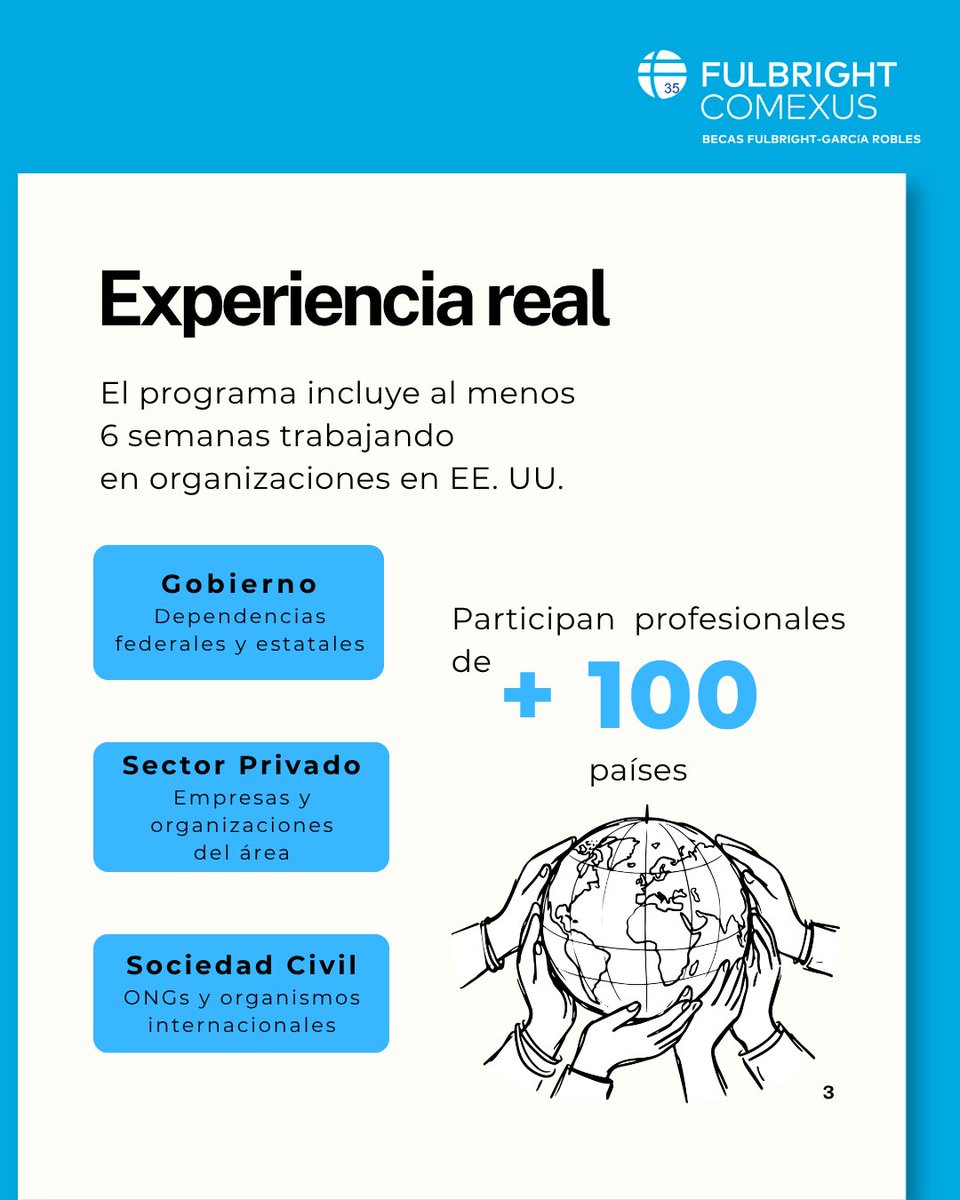 Comexus's tweet photo. Una beca de liderazgo de 10 meses que combina estudios con experiencia profesional real en organizaciones en EE. UU.

Pensada para profesionales con trayectoria que quieren fortalecer su impacto desde una perspectiva internacional.

🔗 Conoce más en https://t.co/WZVVy8RaAg https://t.co/SrF9fwjjlr