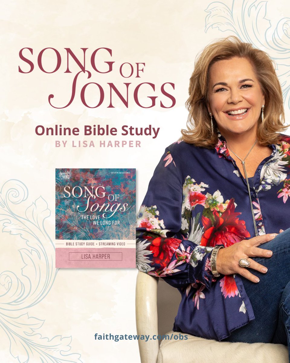 faithgateway's tweet photo. Join our FREE Song of Songs Online Bible Study with Lisa Harper starting August 24 and discover why this often-misunderstood book is actually one of the most beautiful pictures of God's love for His people. Tap the link in our bio to sign up! https://t.co/oRreWIrhtw