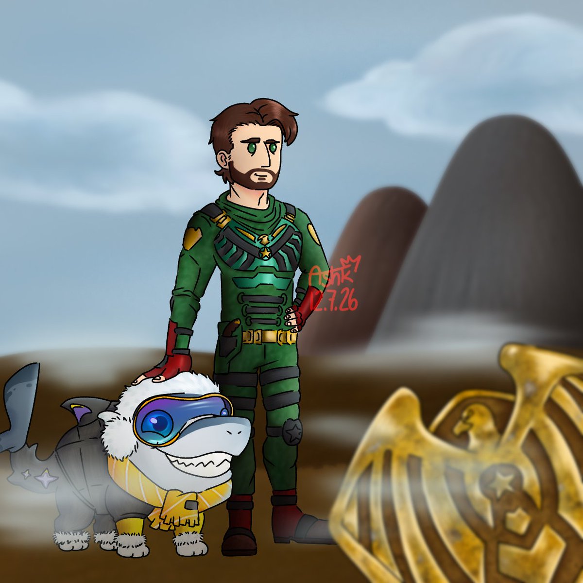 ashtkart's tweet photo. A drawing I did based on my dream from months ago... Jeff and Soldier Boy working together 🫡
#TheBoys #MarvelRivalsㅤ https://t.co/JA1uNGQO9E
