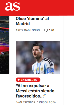 FulbitoFull's tweet photo. Continua la campaña ANTI MESSI de los españoes de @realmadrid  y su diario MADRIDISTA @diarioas https://t.co/juInIMKBQa