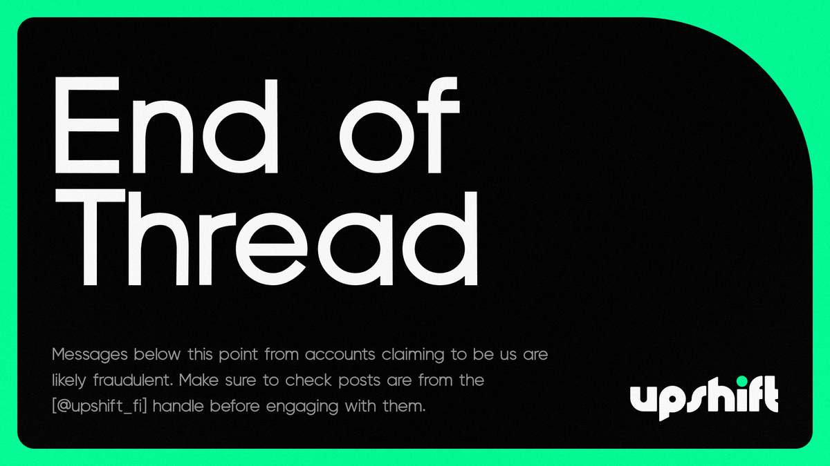 Upshift tweet media