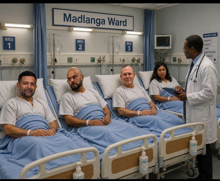 BennieSonamzi's tweet photo. @Abramjee Suliman Carim chilling with his friends at Milpark Hospital https://t.co/DDoduofQjV