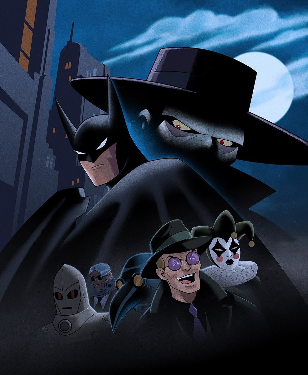 DCFilmNews's tweet photo. New look at ‘BATMAN: CAPED CRUSADER’ Season 2 by artist Mitch Gerads featuring the Joker, Riddler, Scarecrow, Roxy Rocket and Harley Quinn. https://t.co/bQIoItKZUk