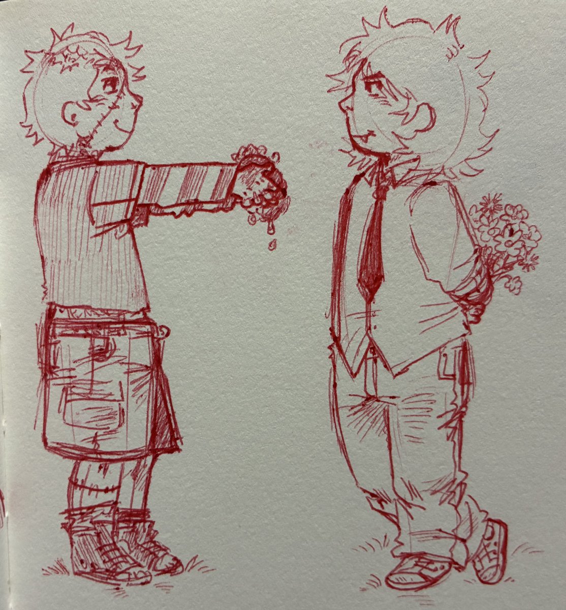 FixhBones's tweet photo. my body’s a zombie for you :p 
#frerard doodle https://t.co/TAdNHDQk7o