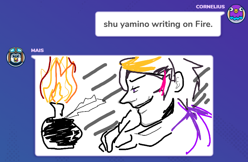 yamjno's tweet photo. coming back on this acc to showcase this beautiful drawing by reioomf... minds connected https://t.co/4ZYDGCgQCv