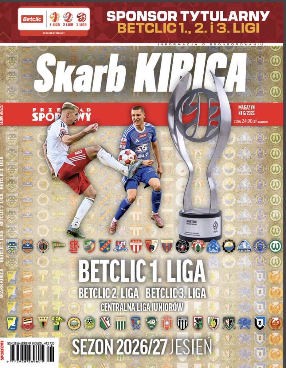 PWolosik's tweet photo. ⚽️⚽️⚽️ 20 lipca z „Przeglądem Sportowym” Skarb Kibica lig I-III. https://t.co/rh6Mxc26uH
