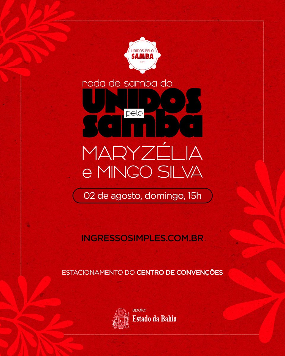 unidossamba's tweet photo. Um samba todo especial em agosto com Maryzélia e Mingo Silva. Do Rio de Janeiro pra Feira, de Feira para o Rio de Janeiro. Uma conexão de samba e axé. Bora! 🤍❤️ - https://t.co/GuKySLa7q5 https://t.co/RlRvJfBYhY