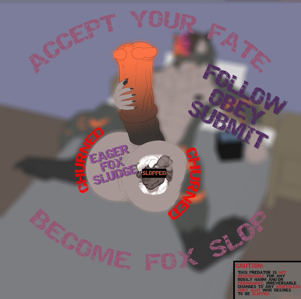 asmodegan's tweet photo. @AesraStar79768 fill out a form to be slopped up and leave their fate to a set of dice~

It chose to give up findom and become an utter #FAILDOM~

They will be NOTHING BUT SLOPPY FOX SLUDGE for the next 4 weeks~

GET SLOPPED~

#tempvore #furryvore #cockvore #profileplay #vore https://t.co/smTqt4Z0pW